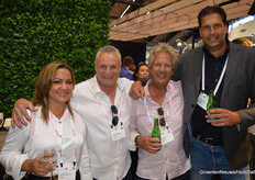 Yamilla and Richard Colasanti (Excalibur Plastics), Gill van der Drift (Mountain High) and Gert van Straalen (Flavour Farm)